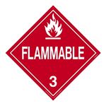 Class 3 - Flammable Liquid Worded Placard